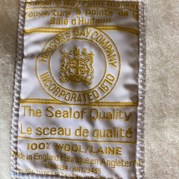 Hudson’s Bay Company 6-Point Wool Blanket – Queen – Made in England – New - Picture 4 of 7